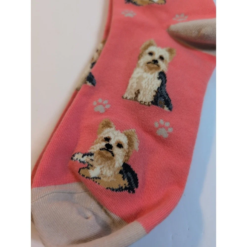 Happy Tails Yorkie Socks Pet Lovers One‎ Size Fit Most